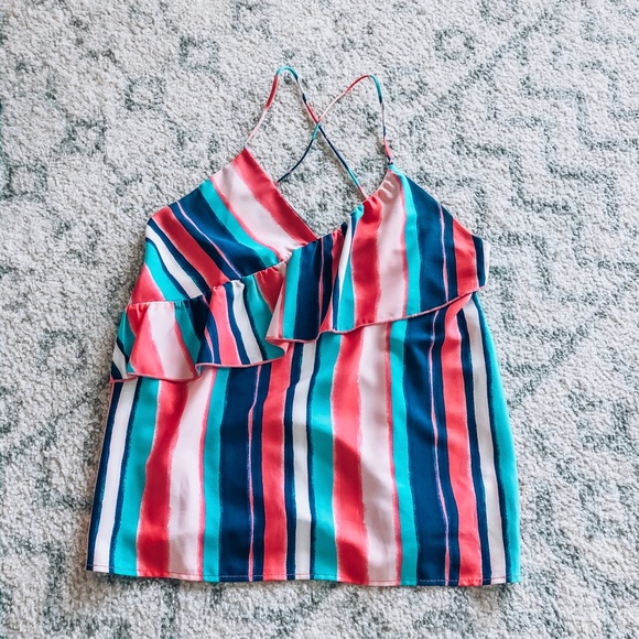 Color Block Tank Top - Picture 2 of 4